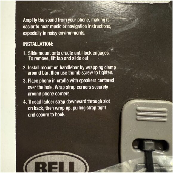 Bell Stowaway 1000 Sound‑Amplifying Bicycle Phone Mount - Picture 3 of 6